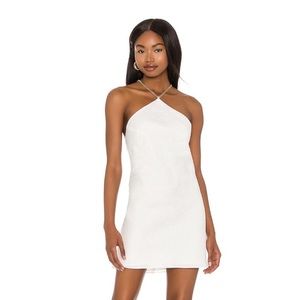 Amanda Uprichard Claudia X Back Chain Dress